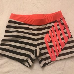 striped cheer spandex